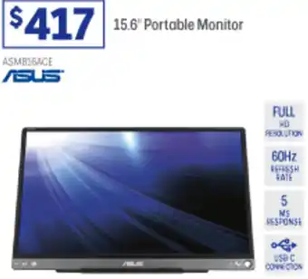 Officeworks 15.6" Portable Monitor offer