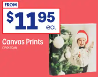 Officeworks Canvas Prints offer