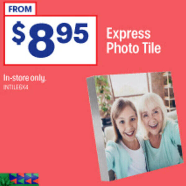 Express Photo Tile offer at Officeworks