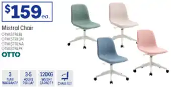 Officeworks Mistral Chair offer