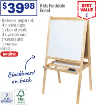 Officeworks Kids Foldable Easel offer