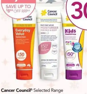 Terry White Cancer Council Selected Range offer