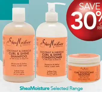Terry White Shea Moisture Selected Range offer