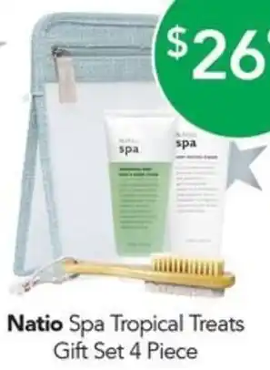 Terry White Natio Spa Tropical Treats Gift Set 4 Piece offer
