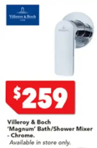 Harvey Norman Villeroy & Boch 'Magnum' Bath/Shower Mixer - Chrome offer