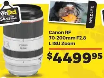 Teds Cameras Canon RF 70-200mm F2.8 L ISU Zoom offer