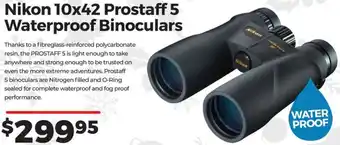 Teds Cameras Nikon 10x42 Prostaff 5 Waterproof Binoculars offer