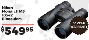 Teds Cameras Nikon Monarch M5 10x42 Binoculars offer