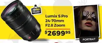 Teds Cameras Lumix S Pro 24-70mm F2.8 Zoom offer