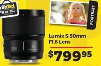 Teds Cameras Lumix S 50mm F1.8 Lens offer