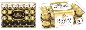Coles Ferrero rocher 30 pack gift box 375g or ferrero collection 24 pack gift box 269g offer