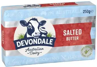 Coles Devondale butter pat 250g offer
