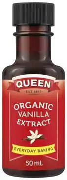 Coles Queen organic vanilla extract 50ml offer