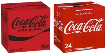 Coles Coca-cola soft drink 24x375ml offer