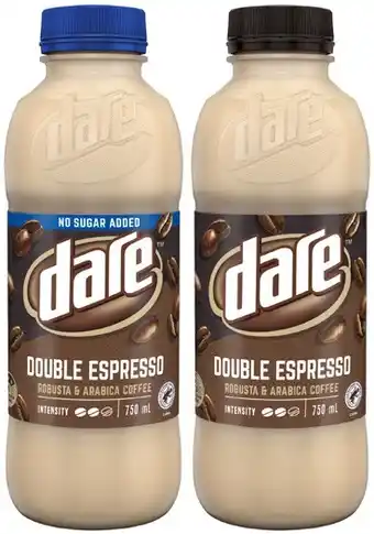 Coles Dare flavoured milk 750ml offer