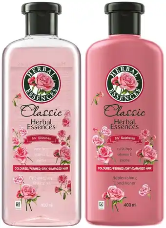 Coles Herbal essences classics shampoo or conditioner 400ml offer
