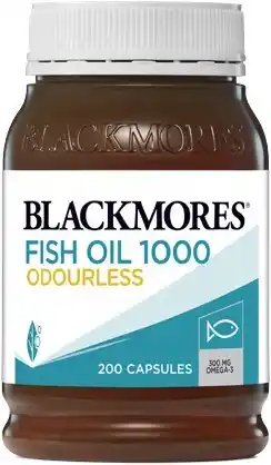 Coles Blackmores odourless fish oil 200 pack offer