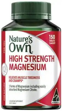 Coles Nature's own high strength magnesium 150 pack offer