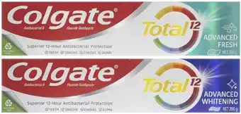 Coles Colgate total advanced toothpaste 200g offer