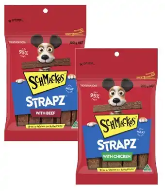 Coles Schmackos dog treats 200g offer