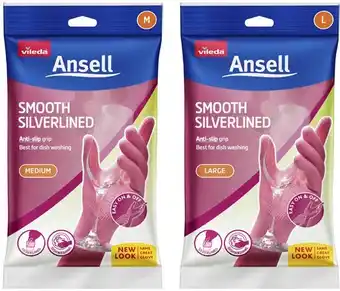 Coles Vileda ansell smooth silverlined gloves 1 pack offer