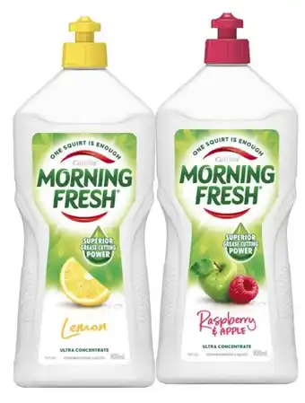 Coles Morning fresh dishwashing liquid 900ml offer