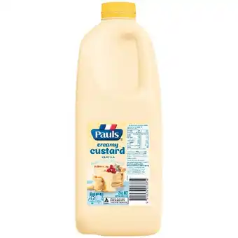 Woolworths Pauls vanilla custard 2 kg offer