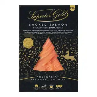 Woolworths Superior gold smoked salmon 180g offer