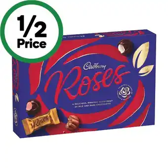 Woolworths Cadbury roses 420g offer