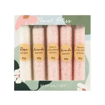 Woolworths Bath salt set pk 5 offer