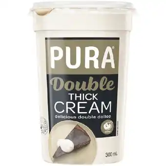 Woolworths Pura double thick cream 300ml – from the fridge offer