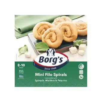 Borg's entertaining spirals 450g