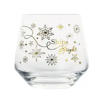 Woolworths Christmas stemless wine glass pk 4 offer