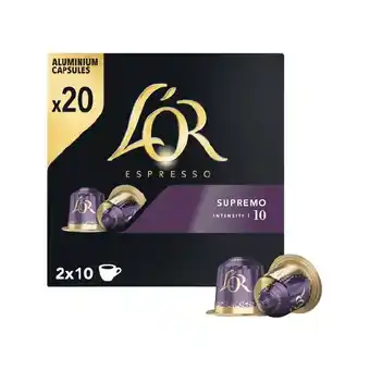 Woolworths L'or coffee capsules pk 20 offer