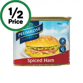 Woolworths Plumrose spiced ham 340g offer