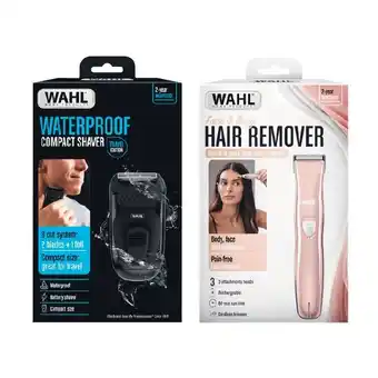 Woolworths Wahl waterproof compact shaver or wahl beauty face & body trimmer offer