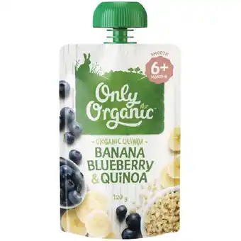 Woolworths Only organic baby food pouch 120g offer