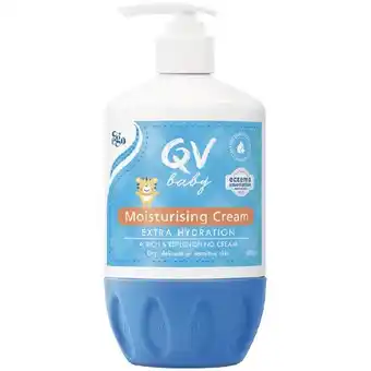 Woolworths Qv baby moisturising cream 500g offer
