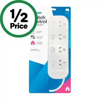 Woolworths Jackson powerboard 4 outlet 1 metre lead offer