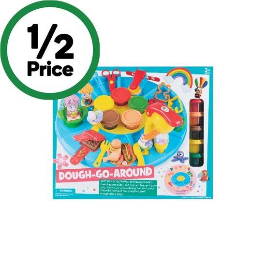 Dough go around play set offer at Woolworths