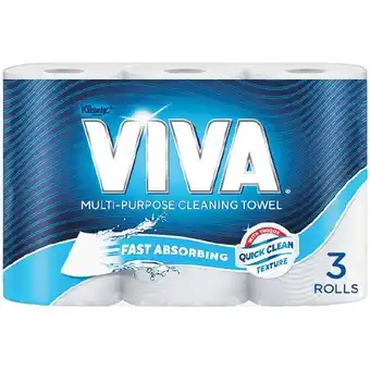 Woolworths Kleenex viva paper towel pk 3 offer