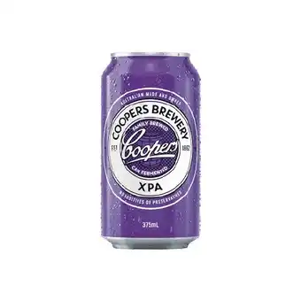 Woolworths ﻿﻿coopers xpa cans 6x375ml offer
