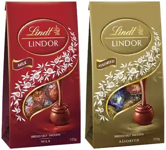 IGA Lindt lindor share bag 123-125g selected varieties offer