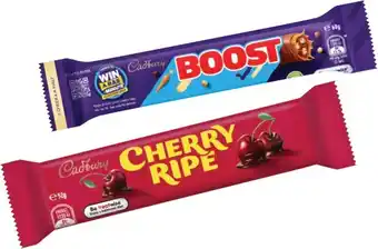 IGA Cadbury medium bar, roll or toblerone 30‑60g selected varieties offer