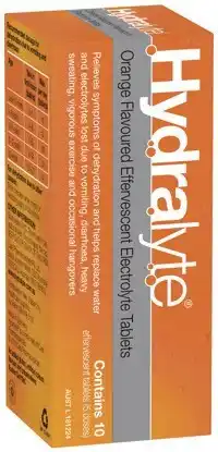 IGA Hydralyte effervescent electrolyte tablets 10 pack selected varieties offer