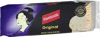 IGA Fantastic rice crackers 100g selected varieties offer