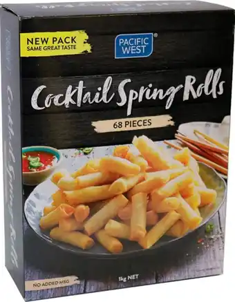 IGA Pacific west cocktail spring rolls or asian banquet 1kg offer