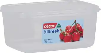 IGA Décor tellfresh oblong container 1.8 litre offer