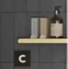 Harvey Norman Caroma 'Urbane II' Bathroom Shelf in Brushed Brass offer
