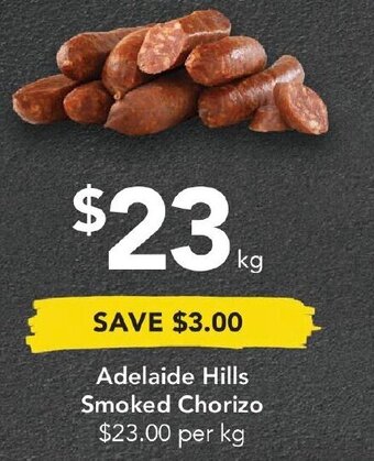 Drakes Adelaide Hills Smoked Chorizo offer